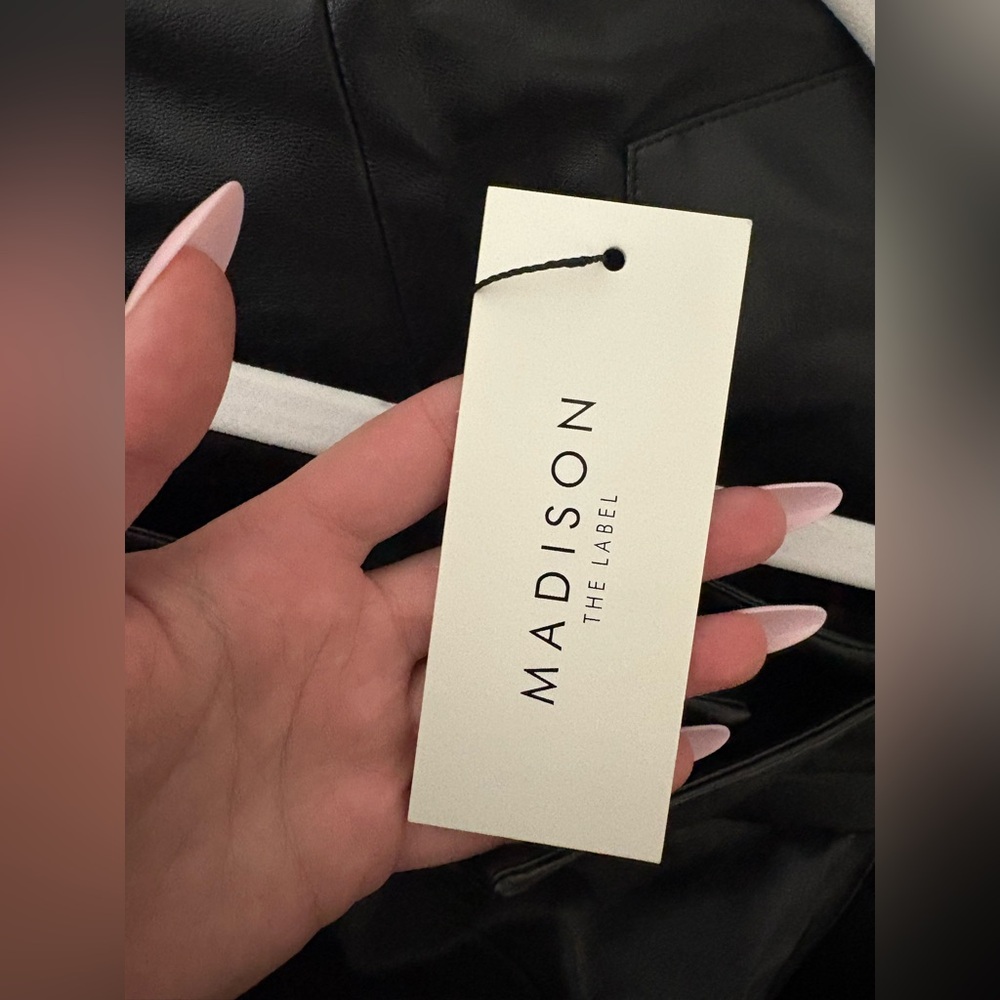Brand new tags Black Leather Pants - Picture 6 of 16